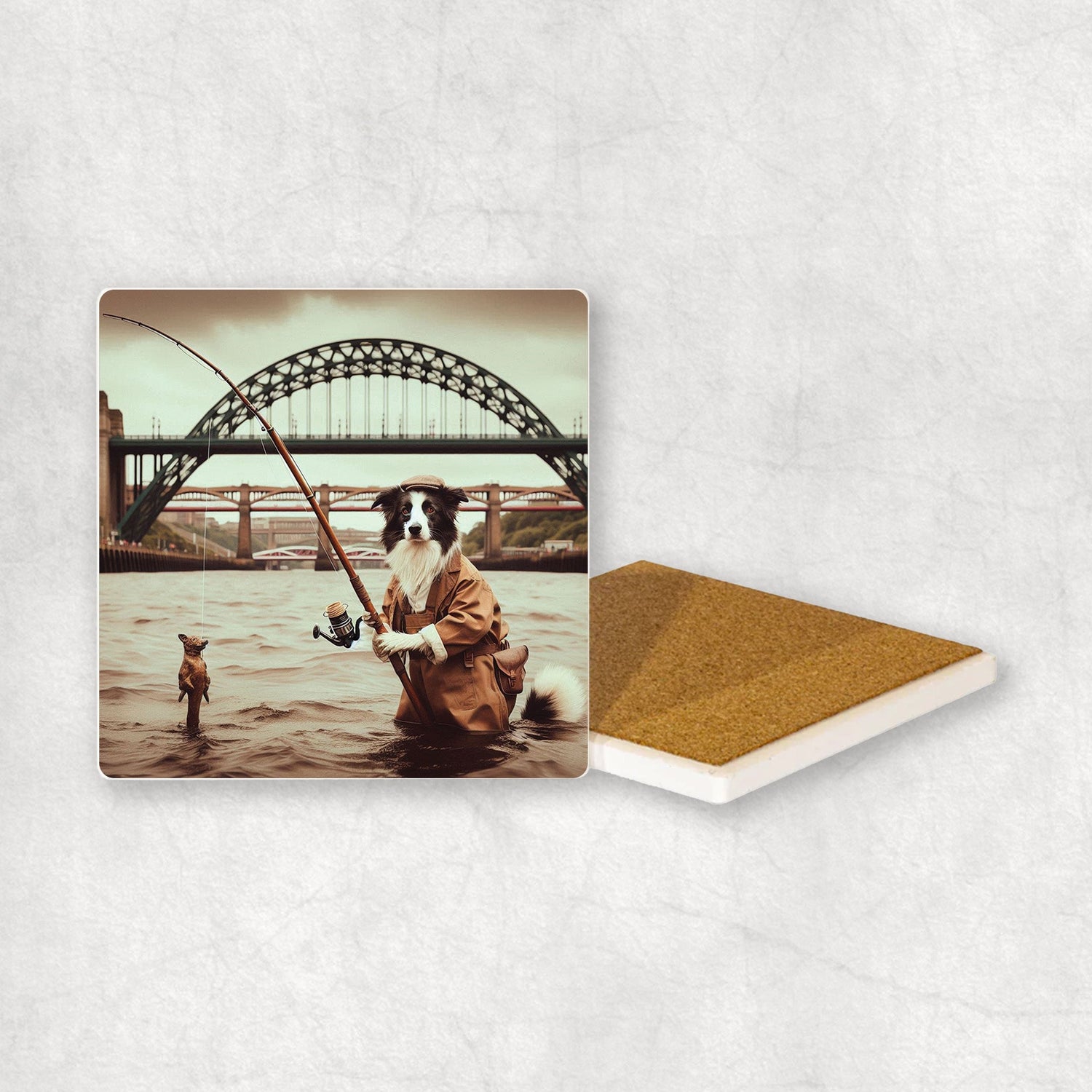 Border Collie | Dogs | Ceramic Coasters | Treat Yourself & Others