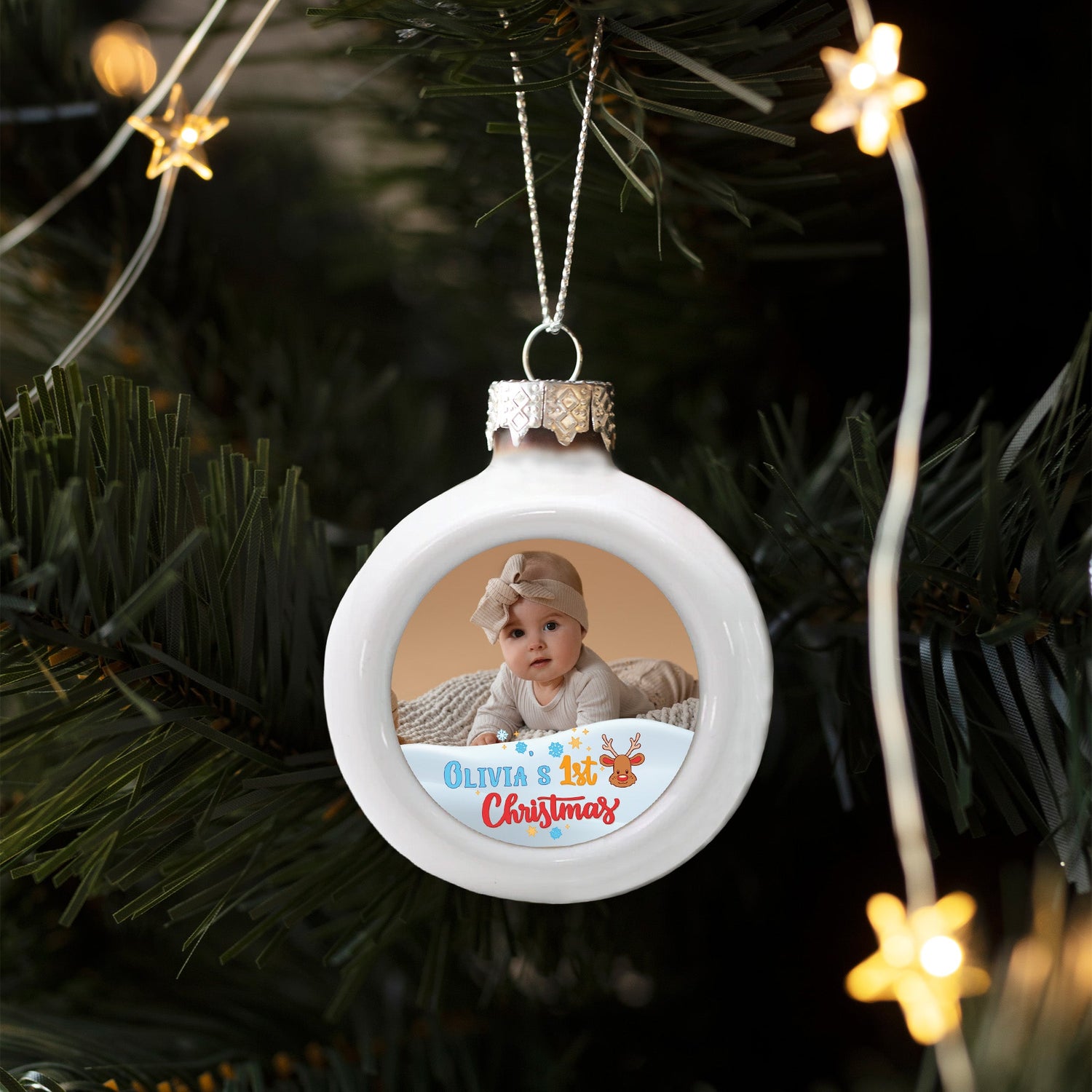 Ceramic 3D Christmas Bauble