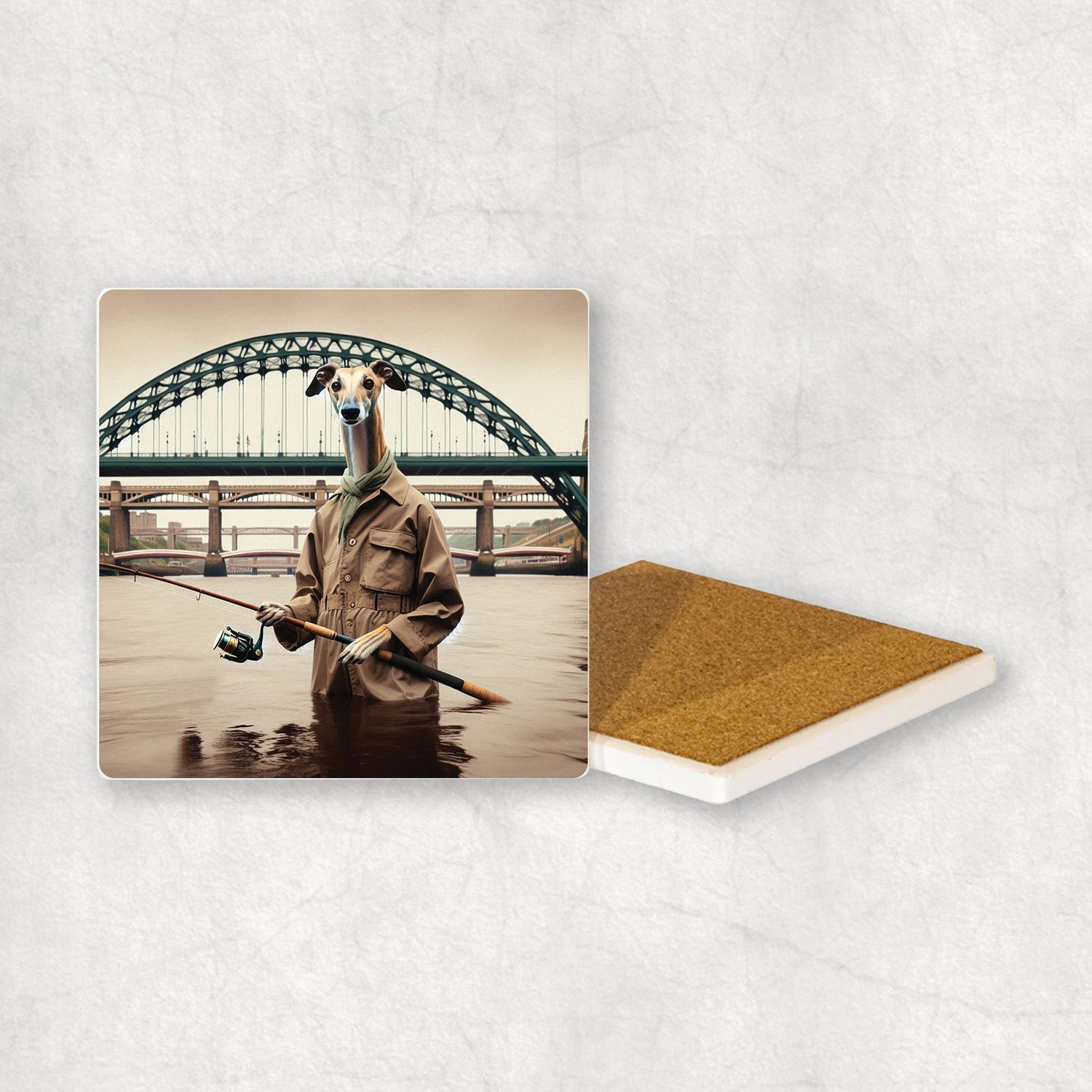 Greyhound | Dogs | Ceramic Coasters | Treat Yourself & Others