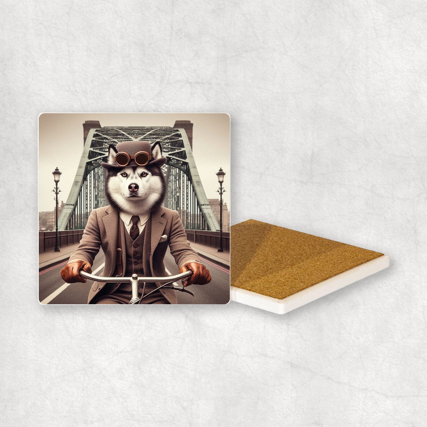 Husky | Dogs | Ceramic Coasters | Treat Yourself & Others