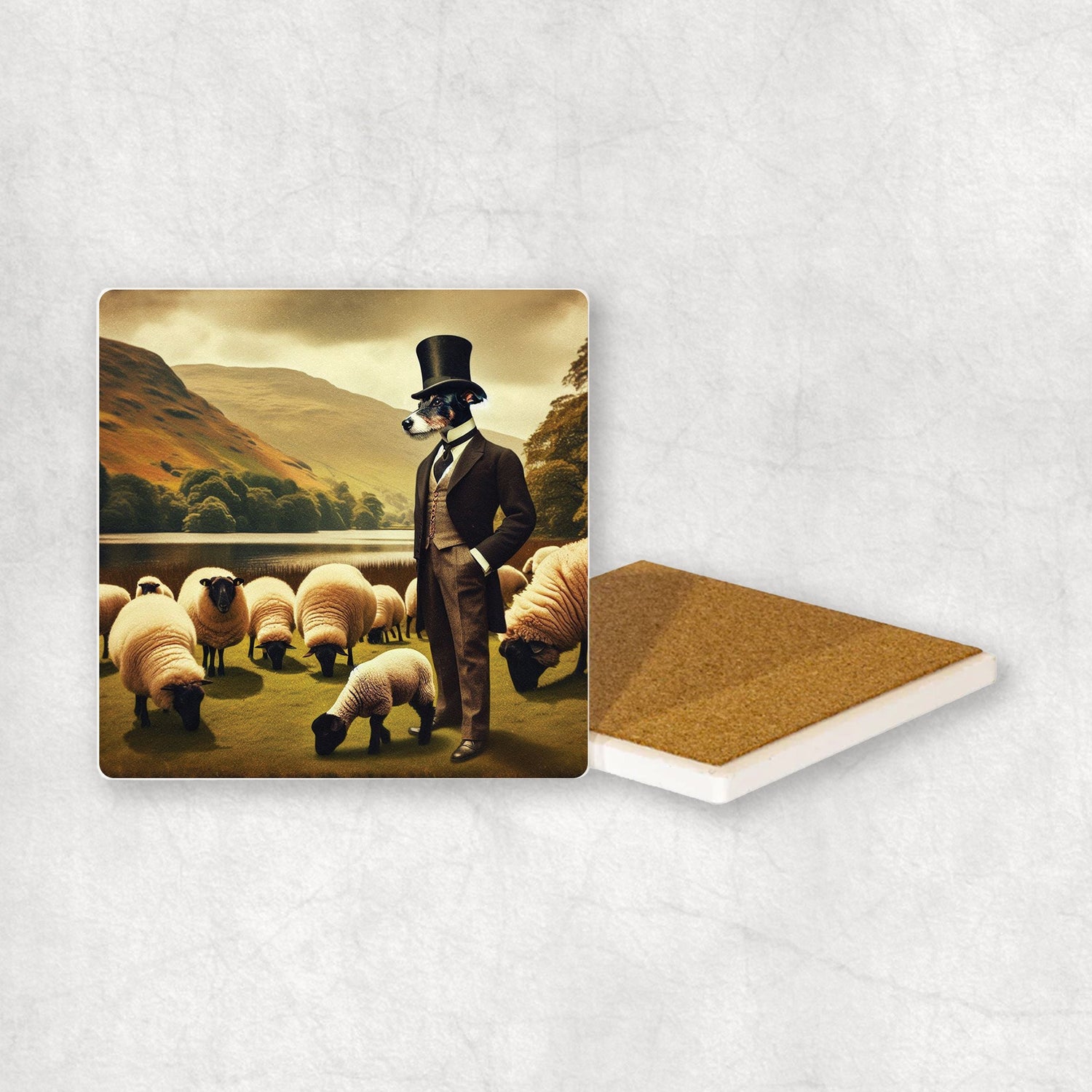 Parson Russell Terrier | Dogs | Ceramic Coasters | Treat Yourself & Others