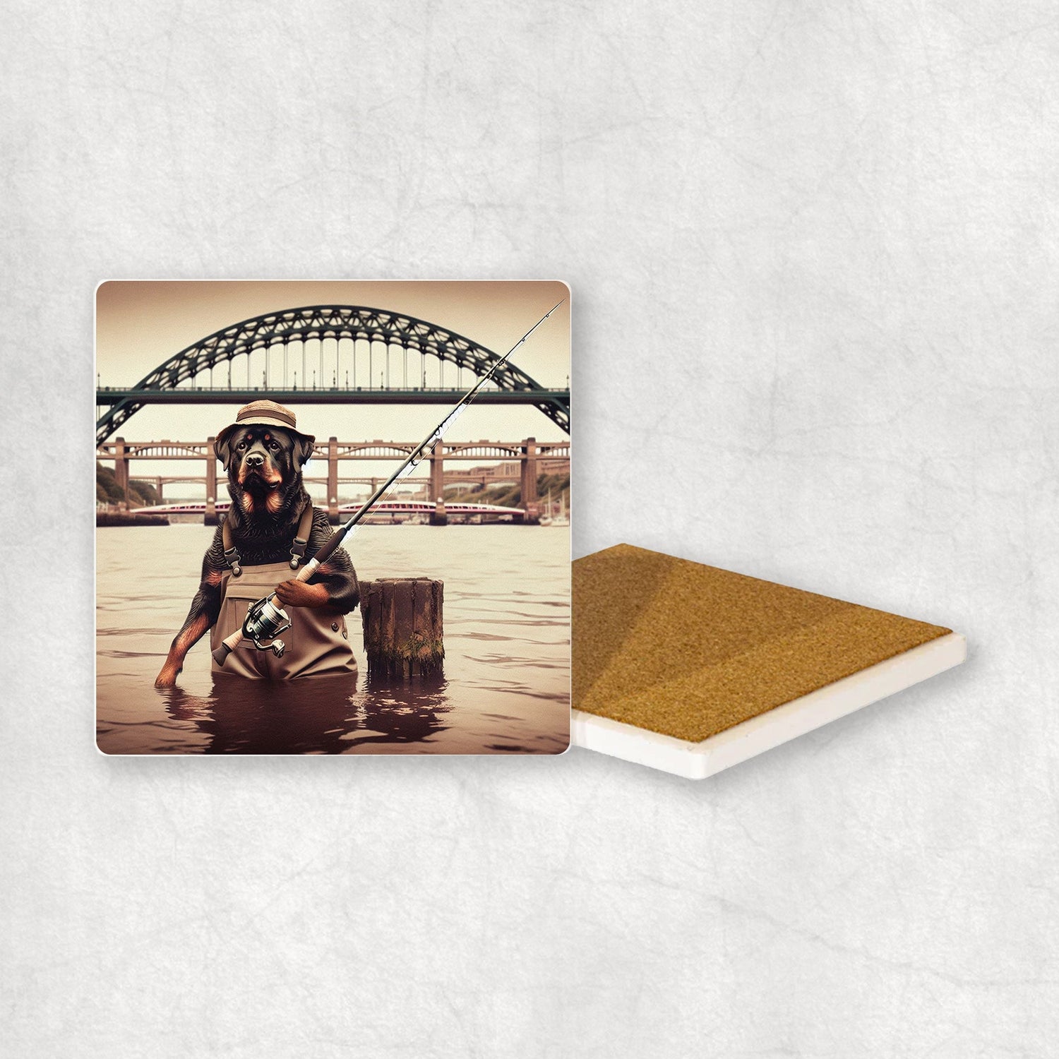 Rottweiler | Dogs | Ceramic Coasters | Treat Yourself & Others