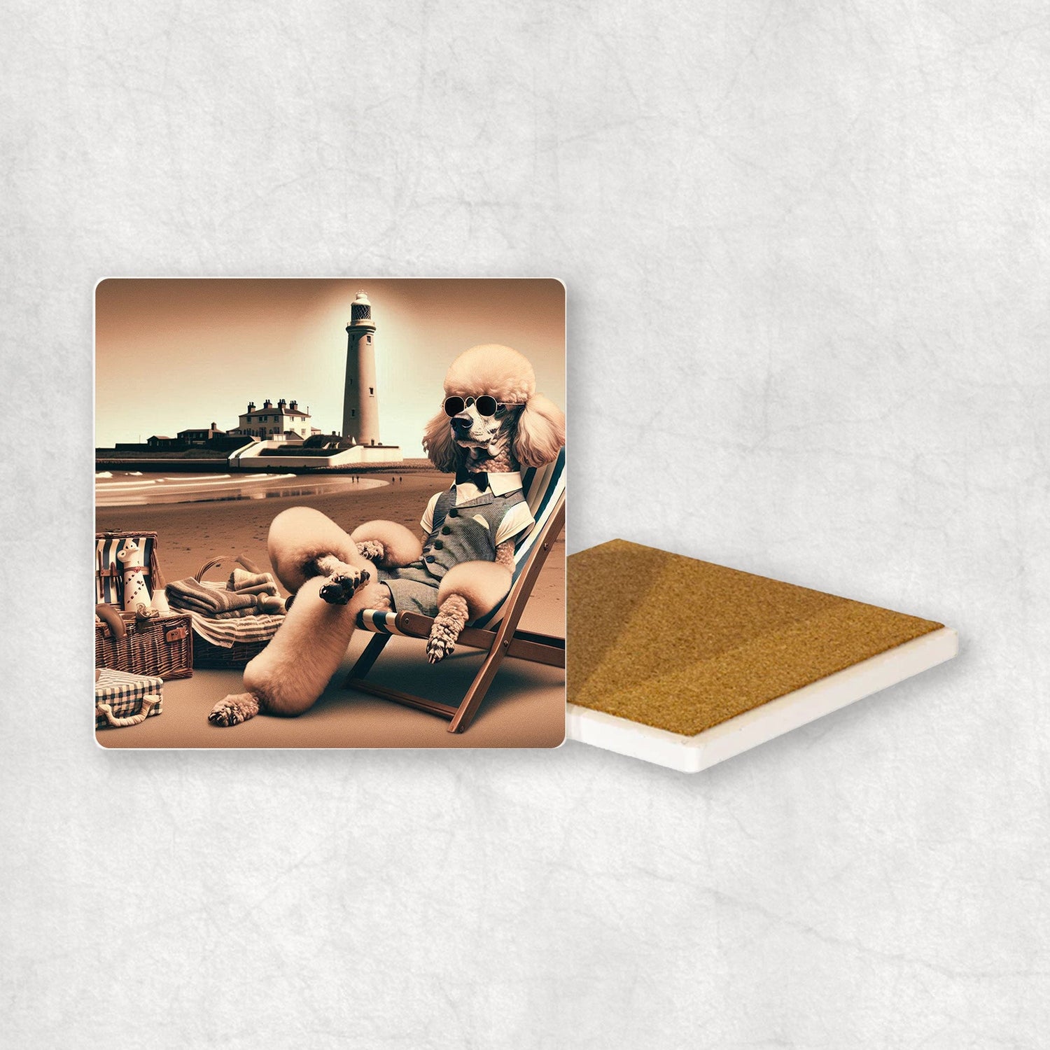 Poodle | Dogs | Ceramic Coasters | Treat Yourself & Others