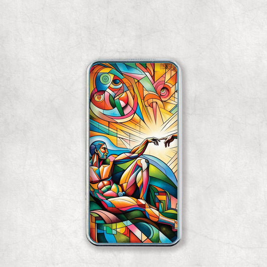 Personalised photo USB Electric Lighter with a creation style art design on the back, a great gift for any occasion.