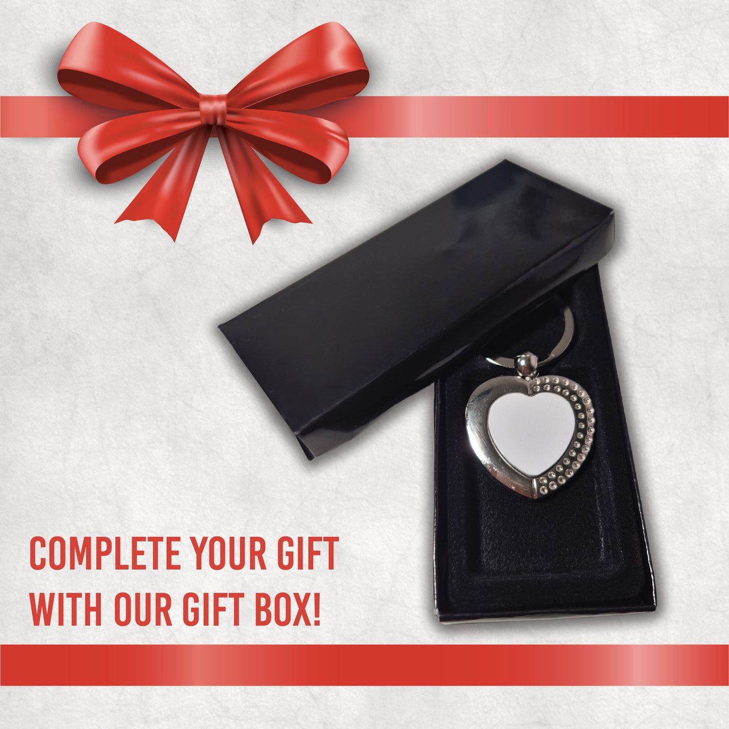 Don't Look Feel It | Heart Keyring | Treat Yourself & Others