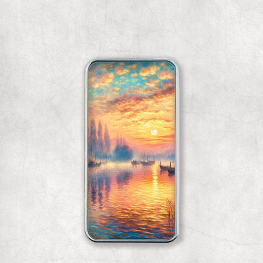 Personalised photo USB Electric Lighter with an Impresion style art design on the back, a great gift for any occasion.