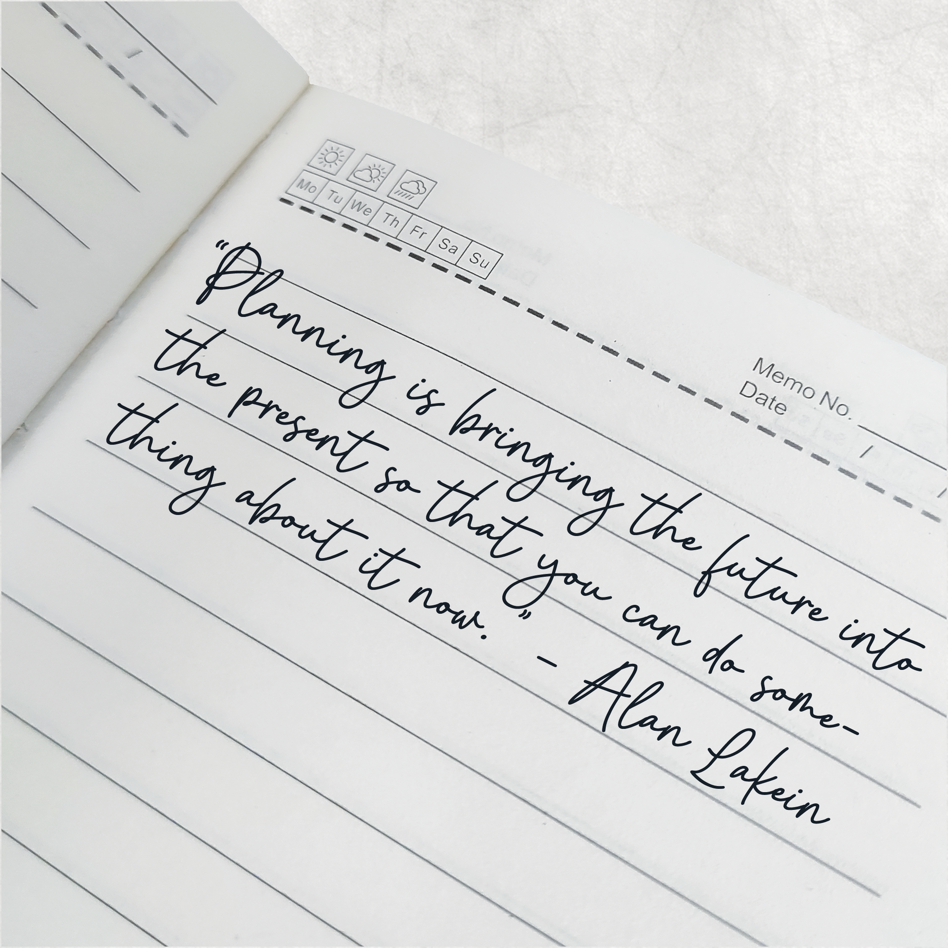 Leather notebook in A6 or A5 size, with inspirational quote, gift for friend or any occasion