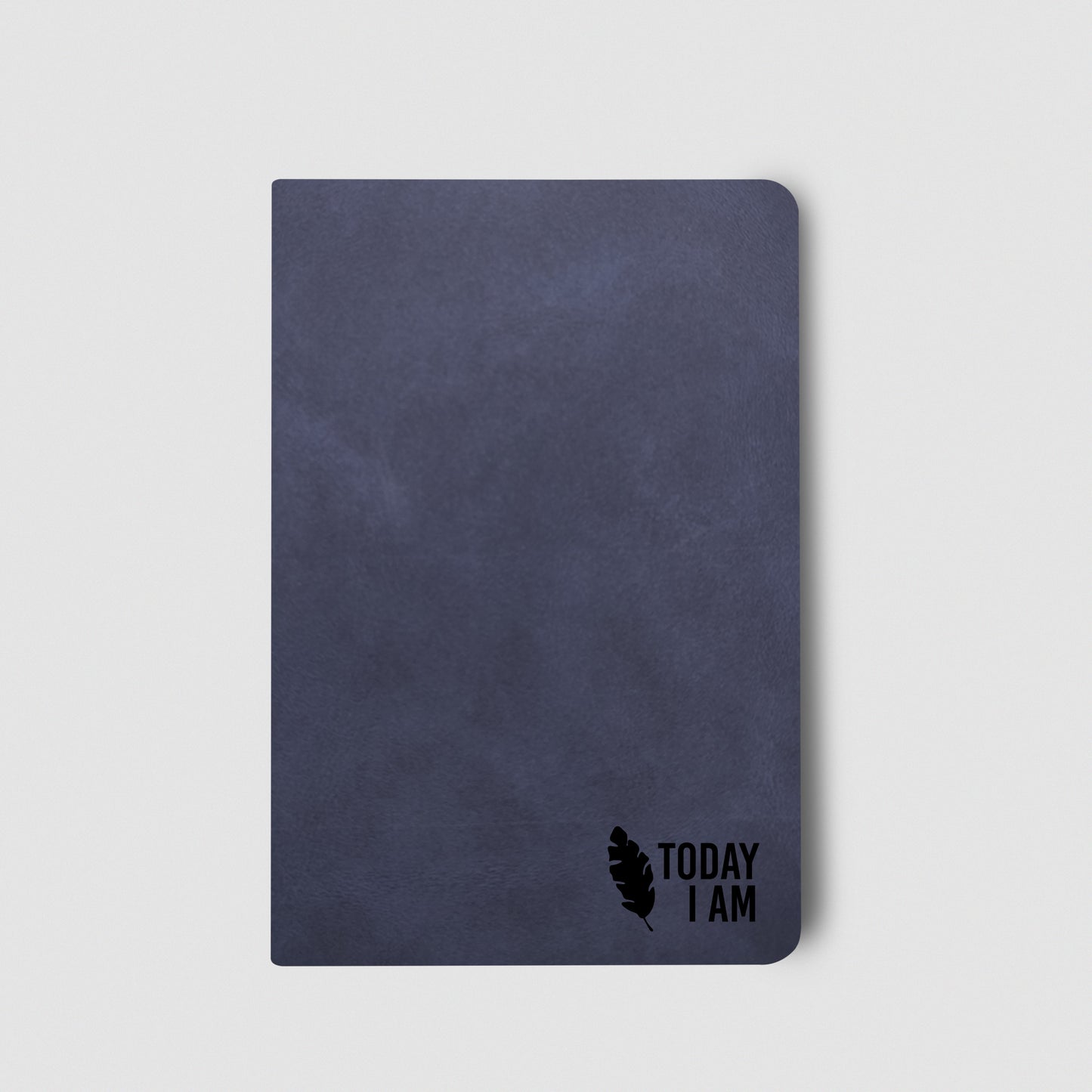 Leather notebook in A6 or A5 size, with inspirational quote, gift for friend or any occasion