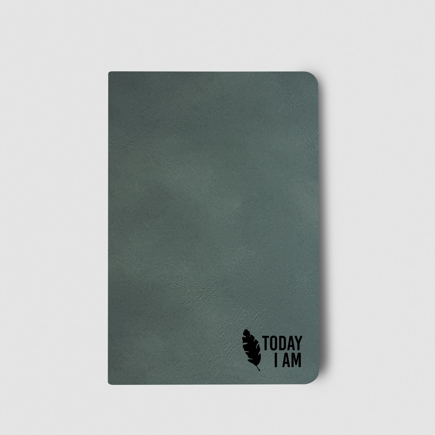 Leather notebook in A6 or A5 size, with inspirational quote, gift for friend or any occasion