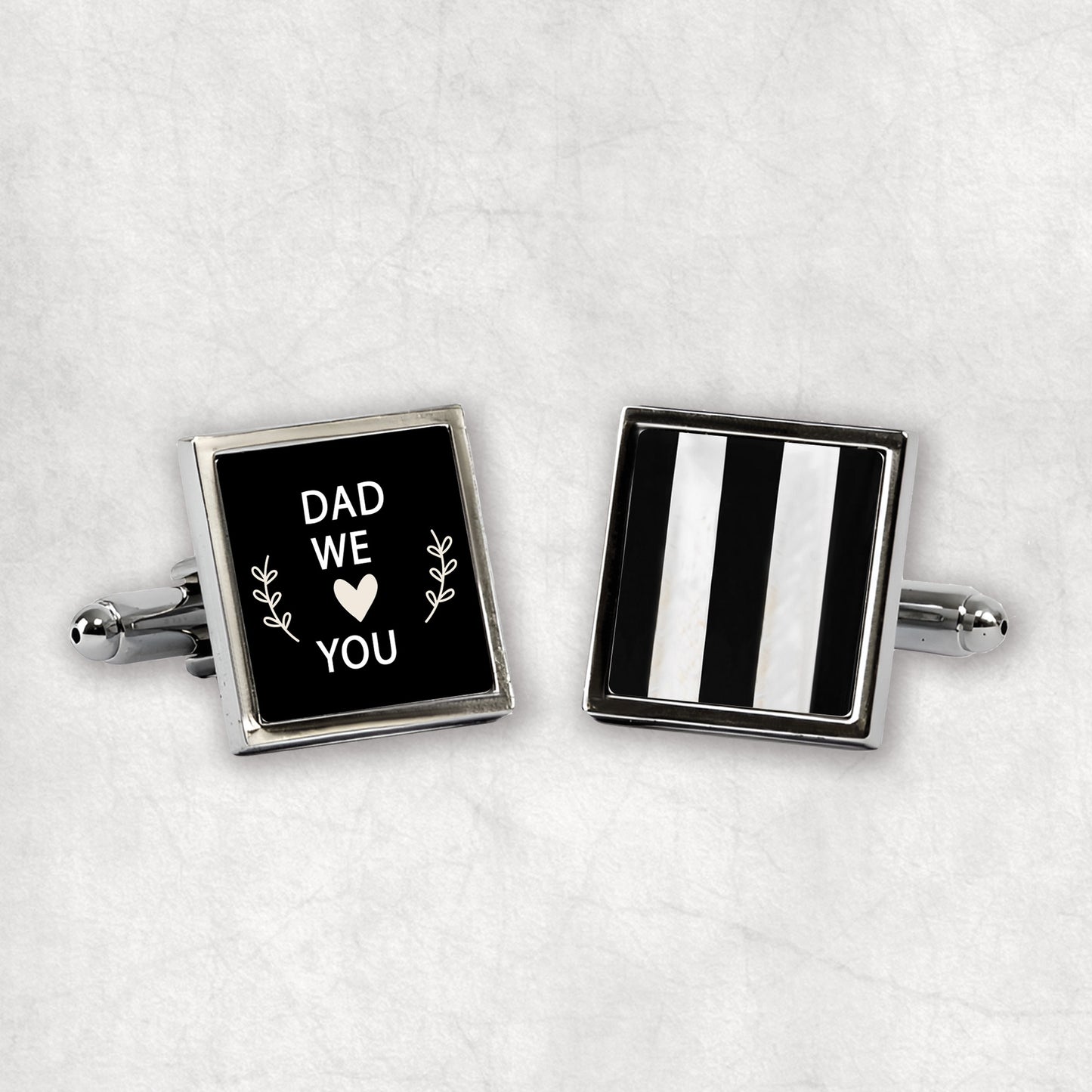 Dad We Love You | Cufflinks | Father's Day