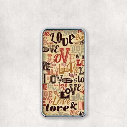 Personalised Electric USB Lighter with a photo and vintage love background on the back.