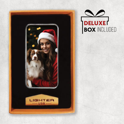 Personalised Christmas Greetings | Electric USB Lighter | Christmas